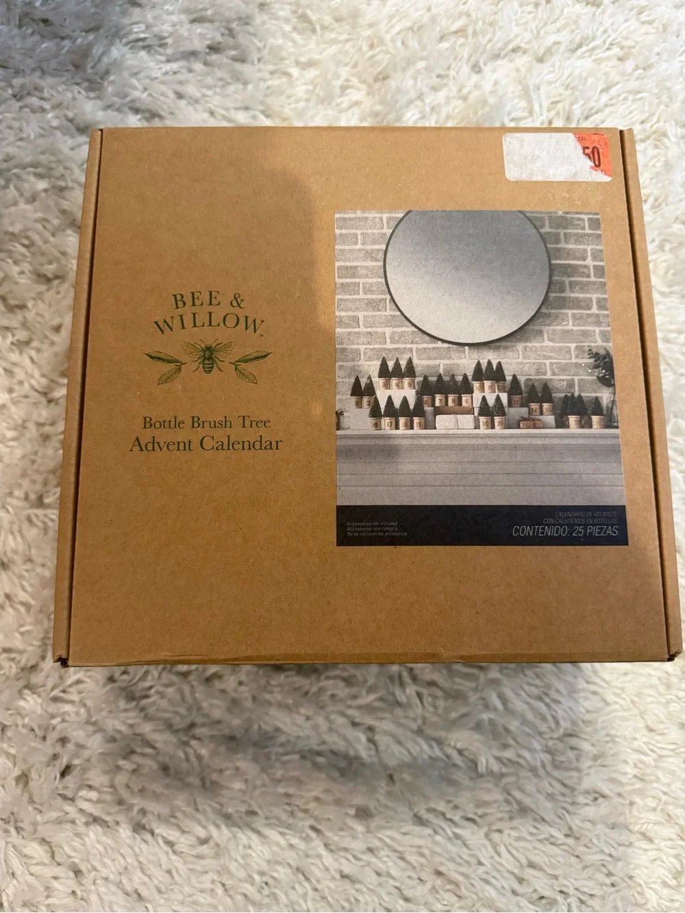 Bee & Willow Bottle Brush Tree Advent Calendar